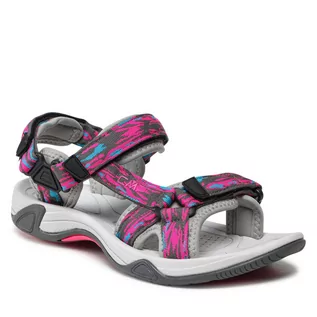 Sandały damskie - Sandały CMP - Kids Hamal Hiking Sandal 38Q9954J Purple Fluo/Ghiaccio 08HL - grafika 1