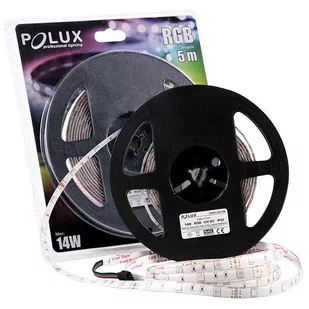 Polux LED RGB Zewnętrzna taśma ściemnialna 5m LED/14W/12V IP20 - Taśmy LED - miniaturka - grafika 1