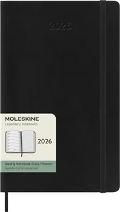 MOLESKINE kalendarz 2026 CZARNY LARGE WEEKLY SOFT TYGODNIOWY (13x21) - Kalendarze - miniaturka - grafika 1