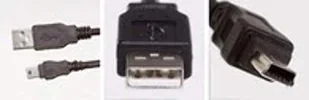 Kabel USB MicroConnect USB A Mini USB B 5P 1m M-M USBAMB51 - Kable USB - miniaturka - grafika 1