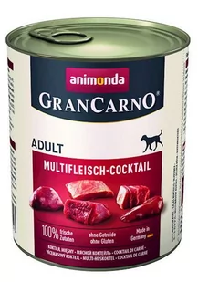 ANIMONDA GranCarno Adult Dog smak: Koktajl mięsny 6 x 800g - Mokra karma dla psów - miniaturka - grafika 2