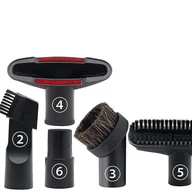 Akcesoria do odkurzaczy - 6 akcesoriów do odkurzacza o kalibrze 32 i 35 mm, kompatybilnych z dyszami Karcher, Rowenta, Hoover, Xoiture, Bosch i Miele. - miniaturka - grafika 1