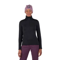 Bluzy narciarskie - Bluza Rossignol W Blackside Fleece HZ czarna - M - miniaturka - grafika 1