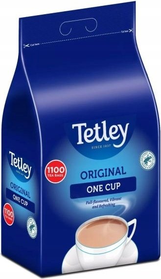 Tetley One Cup Original Czarna Herbata Ekspresowa 1100 Torebek 2,2kg