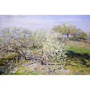 Reprodukcja obrazu Claude'a Moneta – Spring, 90x60 cm - Obrazy i zdjęcia na płótnie - miniaturka - grafika 1