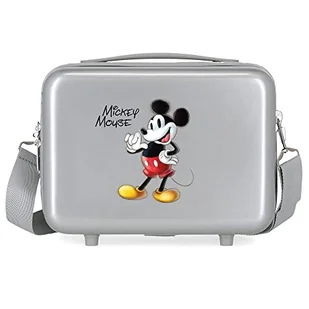 Disney 100 Mickey Joyful Neceser Adaptable Szary 29x21x15 cms Szary 9,14L 0,63 kg, Szary, Talla única, dopasowująca się kosmetyczka - Moda i Uroda OUTLET - miniaturka - grafika 1