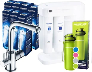 Aquaphor Zestaw promocyjny RO-101S MORION + bateria + butelka + wkłady na 2 lata - Wkłady filtrujące - miniaturka - grafika 1