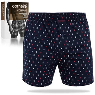 Cornette Bokserki Luźne Męskie Comfort Bawełniane 1 sztuka 002/330 Roz. M - Majtki męskie - miniaturka - grafika 1