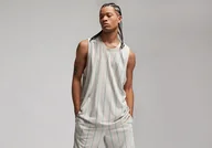 Koszulki męskie - Nike Air Jordan Essentials All Over Printed Jersey Light Orewood Brown - miniaturka - grafika 1