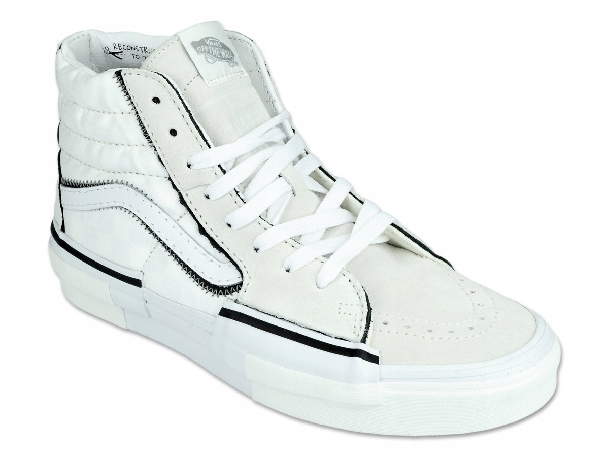 Vans Sk8-Hi Reconstructed trampki męskie VN0005UKQJM1M biały rozmiar 42,5