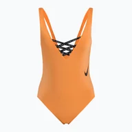 Stroje kąpielowe - Strój pływacki jednoczęściowy damski Nike Sneakerkini U-Back - miniaturka - grafika 1