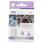 Apteczki i materiały opatrunkowe - NONVIplast  plaster włókninowy z opatrunkiem 6 cm x 1 m + nożyczki (Zarys) - miniaturka - grafika 1