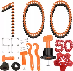 Zestaw System poziomowania płytek 100 szt - Inne mocowania - miniaturka - grafika 1