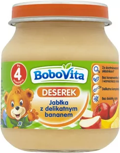 Nutricia BOBOVITA Jabłka i banany po 4 m-cu 125 g - Desery dla dzieci - miniaturka - grafika 2