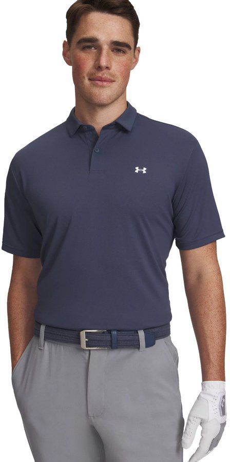 Under Armour Koszulka męska polo UNDER ARMOUR Tee To Green Pique Polo szara M