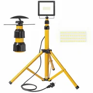 Lampy ogrodowe - Nświetlacz LED 30W ze Statywem 150cm Kabel 3m - miniaturka - grafika 1