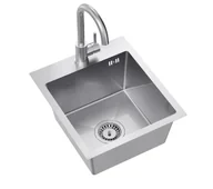 Zlewozmywaki z baterią - Quadron Luke 90 ZH4045BS_3623500_BS Stalowy + bateria Kate Stalowy - miniaturka - grafika 1