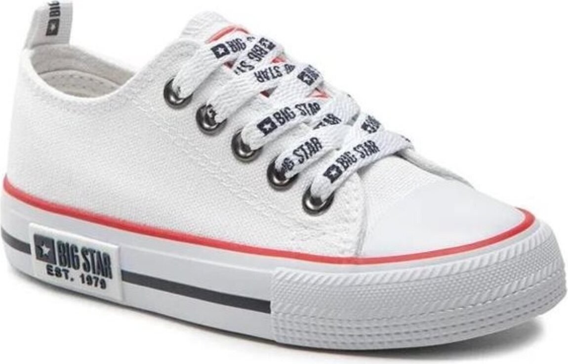 TRAMPKI BUTY DZIECIĘCE BIG STAR KK374044 tenisówki obuwie materiałowe 34 biały r.