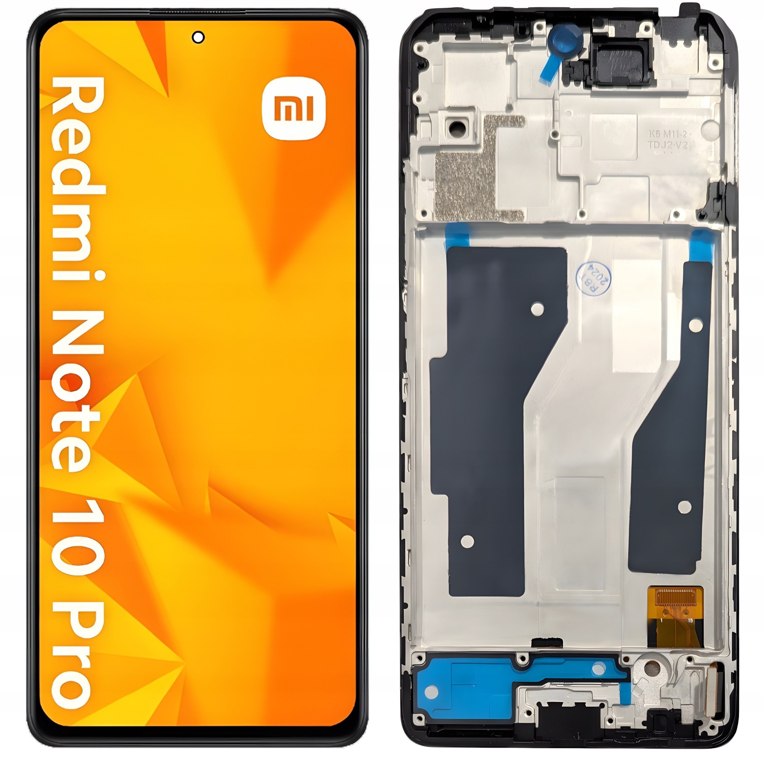 WYŚWIETLACZ EKRAN LCD DO XIAOMI REDMI NOTE 10 PRO OLED RAMKA