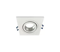 Oprawy, klosze i abażury - Łazienkowa oprawa wpuszczana SATINO 1xGU10/30W/230V IP54 białe - miniaturka - grafika 1