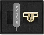 Notesy i bloczki - Przypinka na notes Moleskine zodiak waga złota - miniaturka - grafika 1