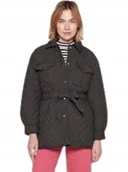 Kurtki damskie - Only Pikowana Kurtka Damska Z Paskiem I Klasycznym Kołnierzem M K1A - miniaturka - grafika 1