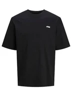 Koszulki męskie - Jack & Jones Koszulka w kolorze czarnym - miniaturka - grafika 1