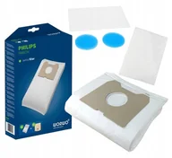 Worki do odkurzaczy - WORKI 4x DO PHILIPS TRIATHLON 1400 2000 + FILTR - miniaturka - grafika 1