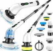 Miotły, szufle, mopy - TURBOMOP 9W1 BEZPRZEWODOWA ELEKTRYCZNA SZCZOTKA OBROTOWA SPRZĄTAJĄCA - miniaturka - grafika 1