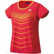Tenis ziemny - Koszulka tenisowa damska z krótkim rękawem Yonex ruby - miniaturka - grafika 1