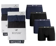 Majtki męskie - ﻿MUSTANG bokserki męskie bawełna 4PAK r. L - miniaturka - grafika 1