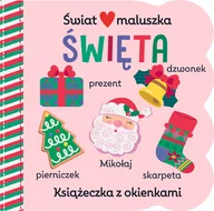 Książki edukacyjne - Świat Maluszka. Święta. Książeczka z okienkami - miniaturka - grafika 1