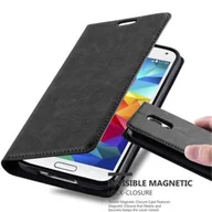 Etui i futerały do telefonów - Cadorabo pokrowiec ochronny na Samsung Galaxy S5 / S5 NEO w kolorze czarnym etui na telefon komórkowy z magnetycznym zamknięciem - miniaturka - grafika 1