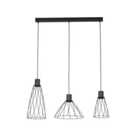 Lampy sufitowe - MODESTO BLACK LAMPA WISZACA 3 - miniaturka - grafika 1