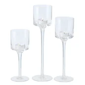 Świeczniki - Szklane świeczniki, trzy wysokości, AROSA - miniaturka - grafika 1