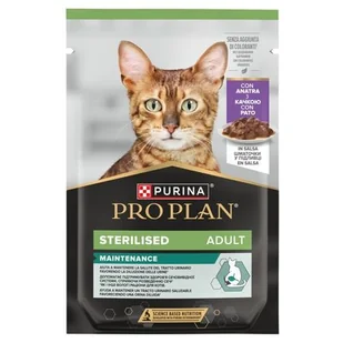 Karma dla kota PURINA Pro Plan Sterilised Kaczka w sosie 85 g - Mokra karma dla kotów - miniaturka - grafika 1