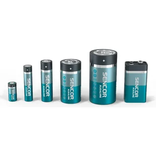Bateria alkaliczna, AA (LR6), AA, 1.5V, Sencor, blistr, 4-pack - Baterie i akcesoria - miniaturka - grafika 8