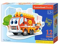 Puzzle - Castorland Puzzle maxi konturowe:fire engine12 - miniaturka - grafika 1
