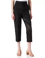 Spodnie damskie - Just Cavalli Spodnie damskie Donna, czarny, 32 PL - miniaturka - grafika 1