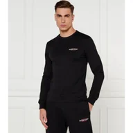 Koszulki męskie - Guess Jeans Longsleeve AMERICAN Slim Fit - miniaturka - grafika 1