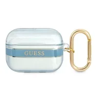 Akcesoria do słuchawek - Guess  GUAPHHTSB AirPods Pro cover niebieski/blue Strap Collection - miniaturka - grafika 1