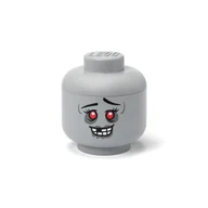 Wyposażenie pokoiku dziecięcego - LEGOR pojemnik główka small - zombie - klocki - miniaturka - grafika 1