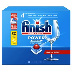Tabletki do zmywarki FINISH Power Essential Lemon 30 szt. - Akcesoria i części do zmywarek - miniaturka - grafika 1