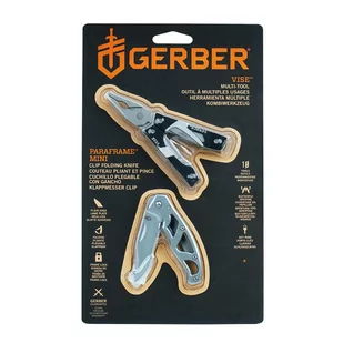 Gerber - Zestaw - Multitool Vise + Nóż składany Mini Paraframe - 1024632 - Noże - miniaturka - grafika 2