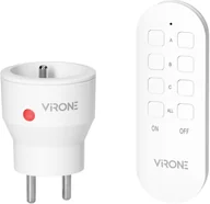 Gniazdka elektryczne - Zestaw bezprzewodowych gniazd MINI, sterowanych pilotem 1+1, 2300W - miniaturka - grafika 1