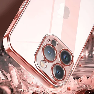 Etui Alogy TPU Luxury Case z osłonką na aparat do Apple iPhone 12 Pro różowo-przezroczyste - Etui i futerały do telefonów - miniaturka - grafika 7