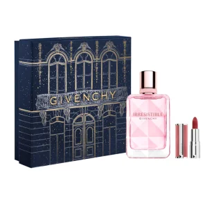 Givenchy Irresistible Very Floral woda perfumowana spray 50 ml + pomadka Le Rouge Sheer Velvet 1,5 g - Zestawy perfum damskich - miniaturka - grafika 1