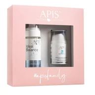 Zestawy kosmetyków damskich - Apis Zestaw Ideal Balance peelingująca pianka enzymatyczna 2w1 150ml + Hydro Balance krem intensywnie nawilżający z kwasem hialuronowym 50ml - miniaturka - grafika 1