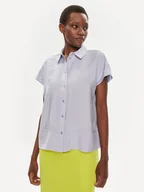 Koszule damskie - Tamaris Apparel Koszula Almada TAW0517 Fioletowy Regular Fit - miniaturka - grafika 1