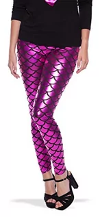 Legginsy - Folat 63554  legginsy z nadrukiem łuski syrenki - grafika 1